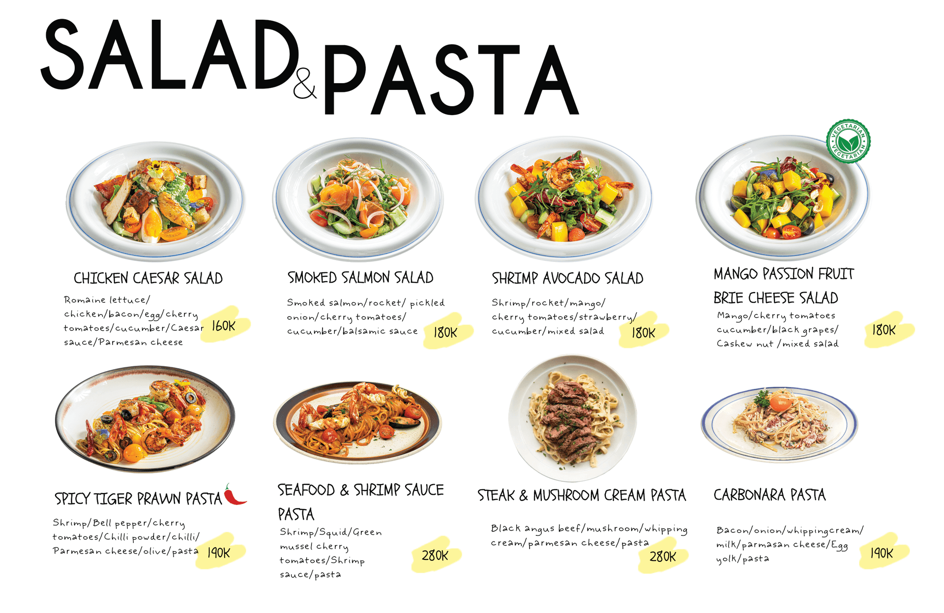 Salad and Pasta